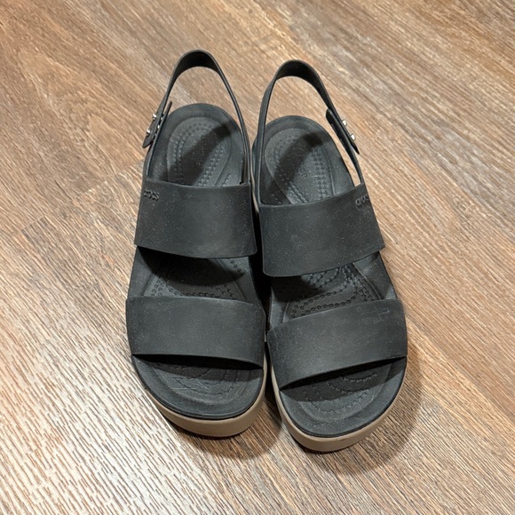 Croc wedge sandals - Picture 3 of 5